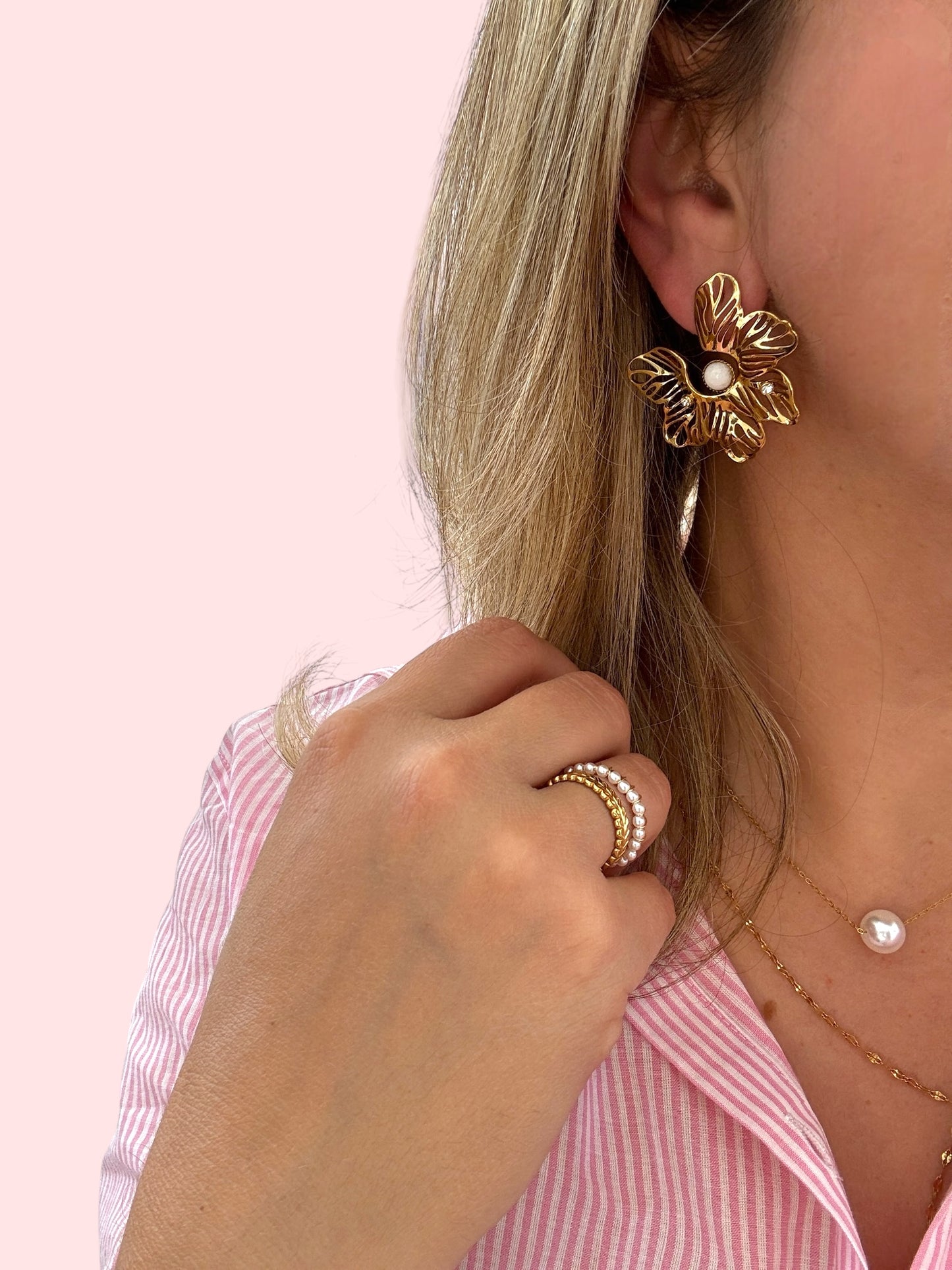 Boucles d'oreilles Flora